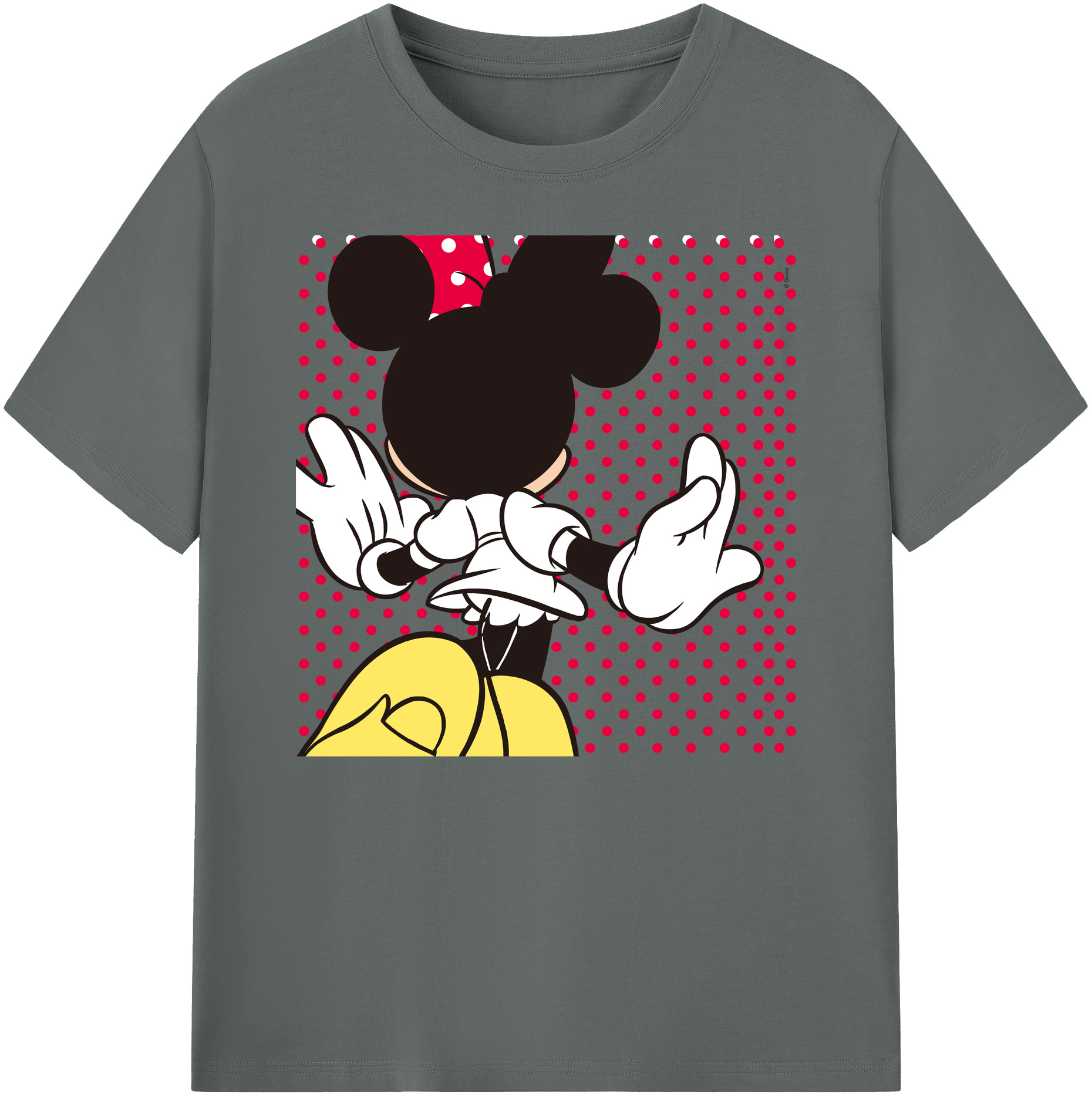 ミッキーマウス Mickey Mouse 綿100％ メンズ半袖Tシャツ｜肌触りやわらか＆通気性
